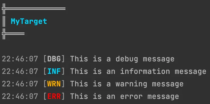 Logging Output in Console